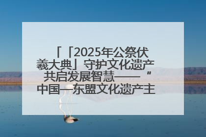 「2025年公祭伏羲大典」守护文化遗产 共启发展智慧——“中国—东盟文化遗产主题对话”侧记