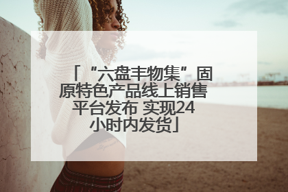“六盘丰物集”固原特色产品线上销售平台发布 实现24小时内发货