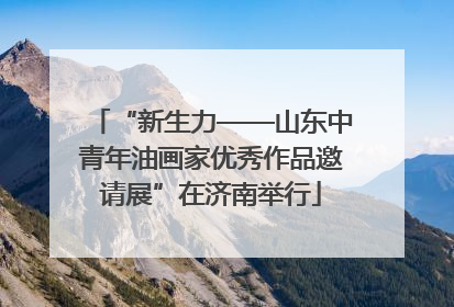 “新生力——山东中青年油画家优秀作品邀请展”在济南举行
