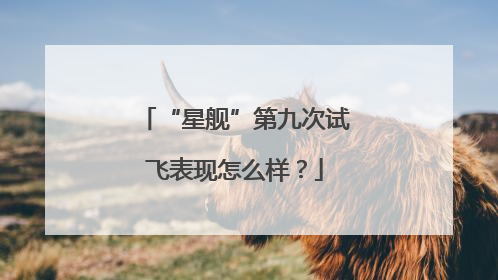 “星舰”第九次试飞表现怎么样？