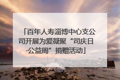 百年人寿淄博中心支公司开展为爱凝聚“司庆日·公益周”捐赠活动