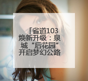 省道103焕新升级：泉城“后花园”开启梦幻公路之旅