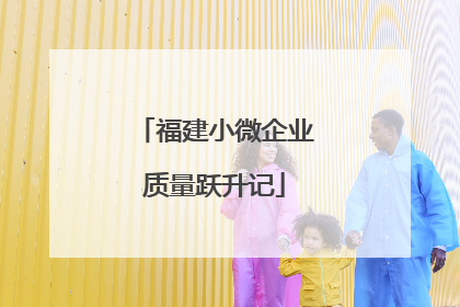 福建小微企业质量跃升记