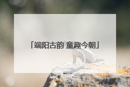 端阳古韵 童趣今朝