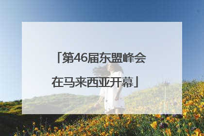 第46届东盟峰会在马来西亚开幕