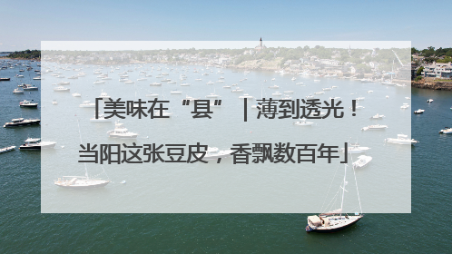美味在“县”｜薄到透光！当阳这张豆皮，香飘数百年