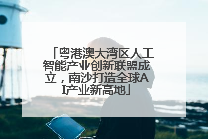 粤港澳大湾区人工智能产业创新联盟成立，南沙打造全球AI产业新高地