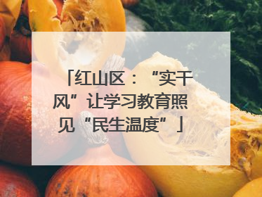 红山区：“实干风”让学习教育照见“民生温度”