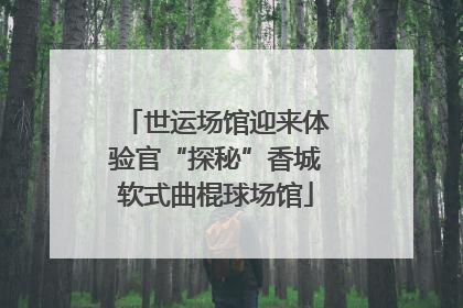 世运场馆迎来体验官“探秘”香城软式曲棍球场馆