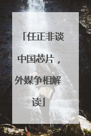 任正非谈中国芯片，外媒争相解读