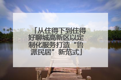 从住得下到住得好聊城高新区以定制化服务打造“鲁派民居”新范式