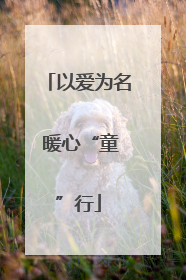 以爱为名 暖心“童”行