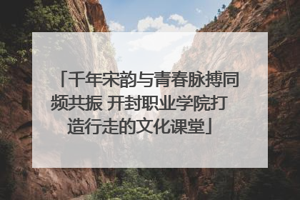 千年宋韵与青春脉搏同频共振 开封职业学院打造行走的文化课堂