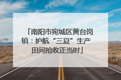 南阳市宛城区黄台岗镇：护航“三夏”生产 田间抢收正当时