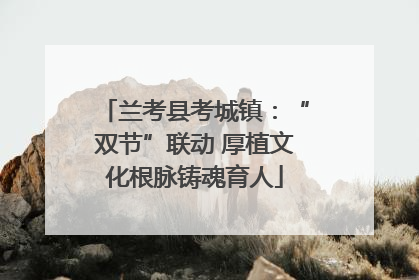 兰考县考城镇：“双节”联动 厚植文化根脉铸魂育人