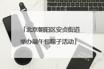 北京朝阳区安贞街道举办端午包粽子活动