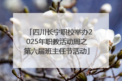 四川长宁职校举办2025年职教活动周之第六届班主任节活动