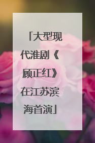 大型现代淮剧《顾正红》在江苏滨海首演