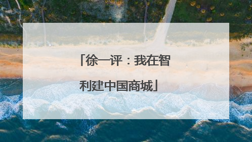 徐一评：我在智利建中国商城