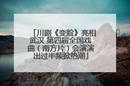川剧《变脸》亮相武汉 第四届全国戏曲（南方片）会演演出过半频掀热潮