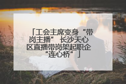 工会主席变身“带岗主播” 长沙天心区直播带岗架起职企“连心桥”