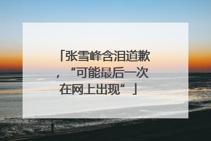 张雪峰含泪道歉，“可能最后一次在网上出现”