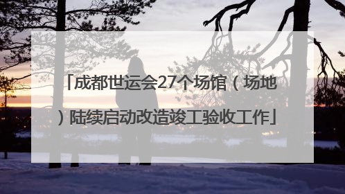 成都世运会27个场馆（场地）陆续启动改造竣工验收工作