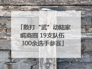 散打“武”动陆家嘴商圈 19支队伍300余选手参赛