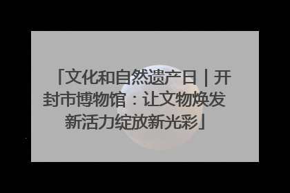 文化和自然遗产日｜开封市博物馆：让文物焕发新活力绽放新光彩