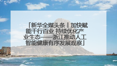 新华全媒头条丨加快赋能千行百业 持续优化产业生态——浙江推动人工智能健康有序发展观察