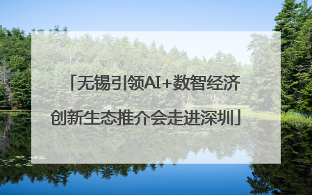 无锡引领AI+数智经济创新生态推介会走进深圳