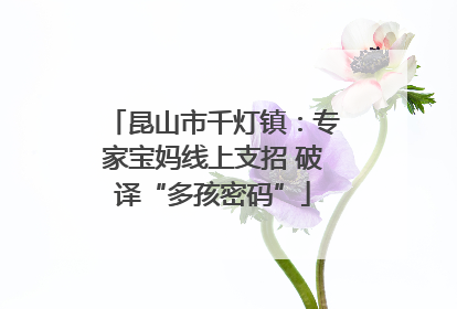昆山市千灯镇：专家宝妈线上支招 破译“多孩密码”