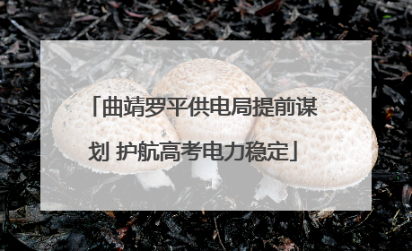 曲靖罗平供电局提前谋划 护航高考电力稳定