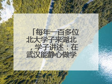 每年一百多位北大学子来湖北，学子讲述：在武汉能静心做学术，买房压力小，创业成本低