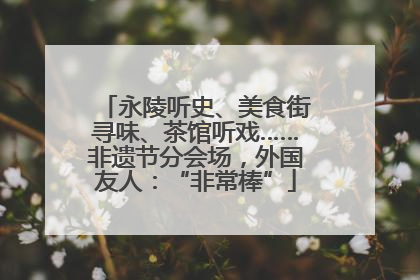 永陵听史、美食街寻味、茶馆听戏……非遗节分会场，外国友人：“非常棒”