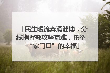 民生暖流奔涌淄博：分线指挥部攻坚克难，托举“家门口”的幸福