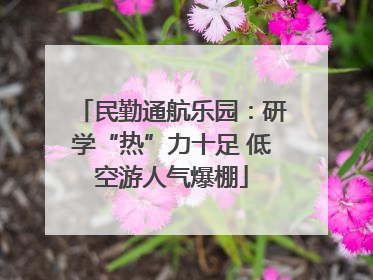 民勤通航乐园：研学“热”力十足 低空游人气爆棚