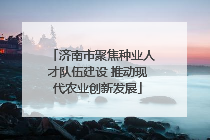 济南市聚焦种业人才队伍建设 推动现代农业创新发展