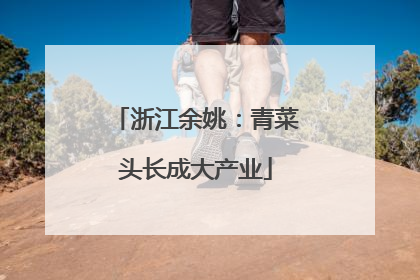 浙江余姚：青菜头长成大产业