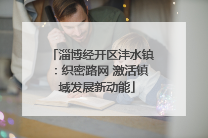 淄博经开区沣水镇：织密路网 激活镇域发展新动能