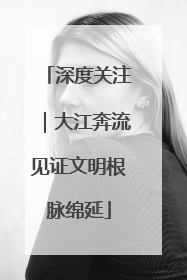 深度关注｜大江奔流见证文明根脉绵延