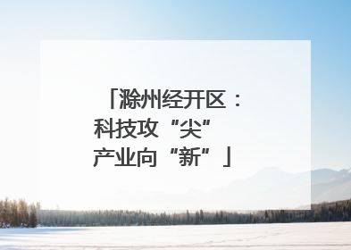 滁州经开区：科技攻“尖” 产业向“新”