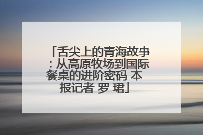舌尖上的青海故事：从高原牧场到国际餐桌的进阶密码 本报记者 罗 珺