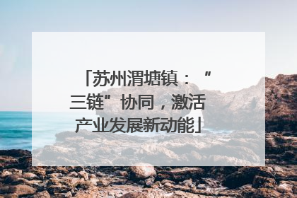 苏州渭塘镇：“三链”协同，激活产业发展新动能