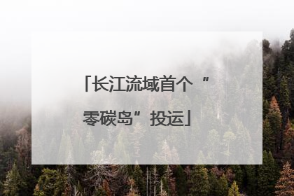 长江流域首个“零碳岛”投运