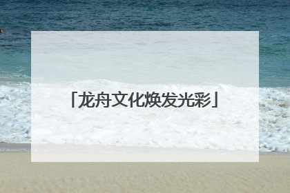 龙舟文化焕发光彩