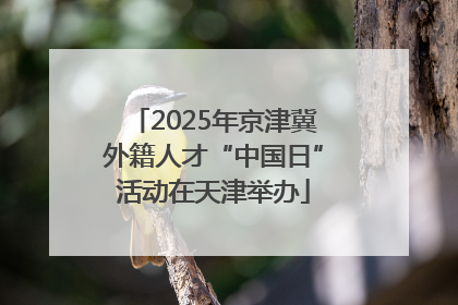 2025年京津冀外籍人才“中国日”活动在天津举办