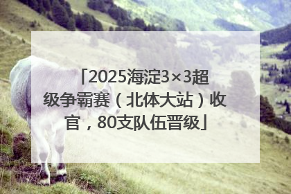 2025海淀3×3超级争霸赛（北体大站）收官，80支队伍晋级