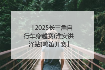 2025长三角自行车穿越赛(淮安洪泽站)鸣笛开赛