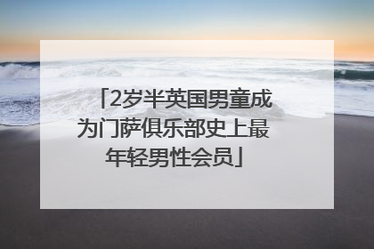 2岁半英国男童成为门萨俱乐部史上最年轻男性会员